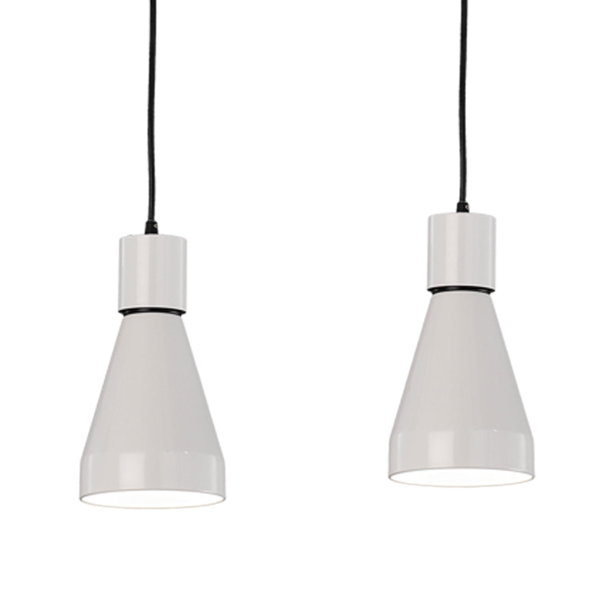 Kos 4 Light Bar Pendant Light - White & Black