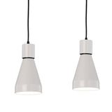 Kos 4 Light Bar Pendant Light - White & Black