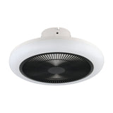 Kostrena Ceiling Fan with Light - White & Black