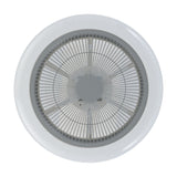 Kostrena Ceiling Fan with Light - White & Grey