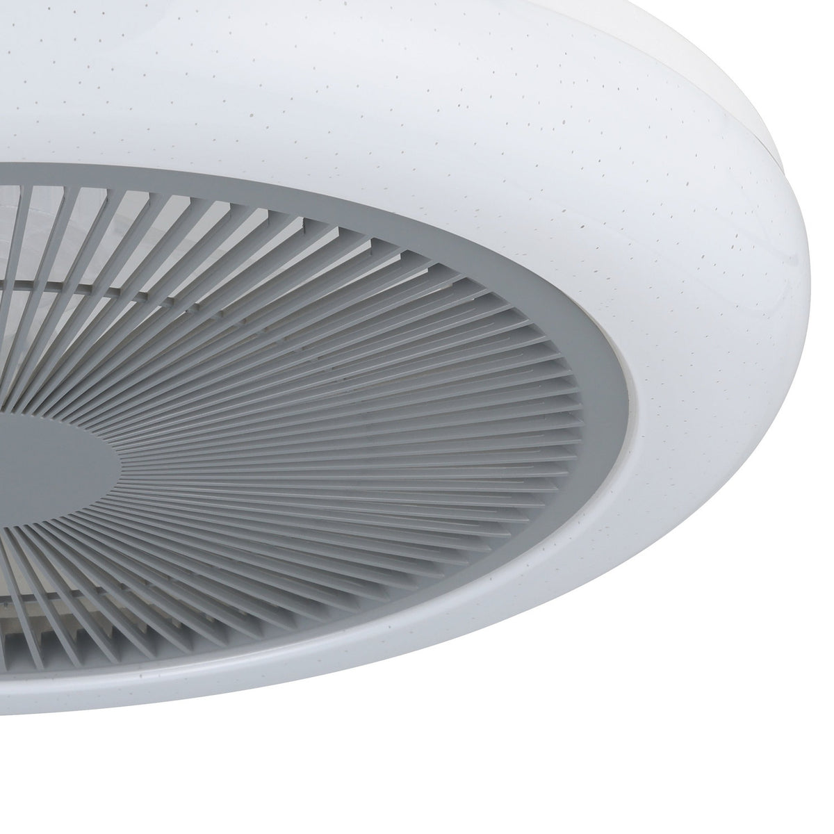 Kostrena Ceiling Fan with Light - White & Grey