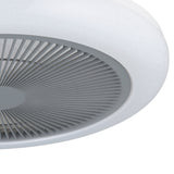 Kostrena Ceiling Fan with Light - White & Grey