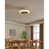 Kostrena Ceiling Fan with Light - White & Grey