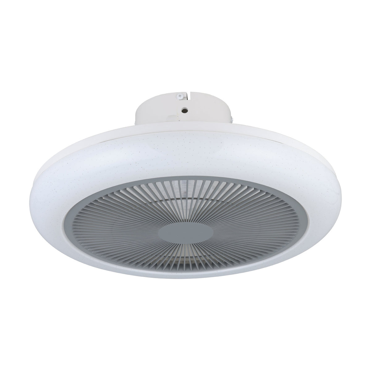 Kostrena Ceiling Fan with Light - White & Grey
