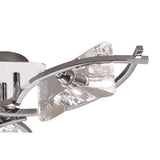 Kromo 3 Light Semi-Flush Ceiling Light - Polished Chrome