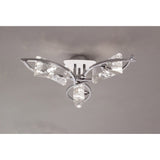 Kromo 3 Light Semi-Flush Ceiling Light - Polished Chrome