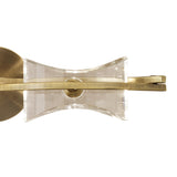 Kromo 2 Light Wall Light With Switch - Antique Brass