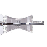 Kromo 2 Light Wall Light With Switch - Polished Chrome