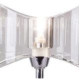 Kromo Straight Frame 1 Light Table Lamp - Polished Chrome