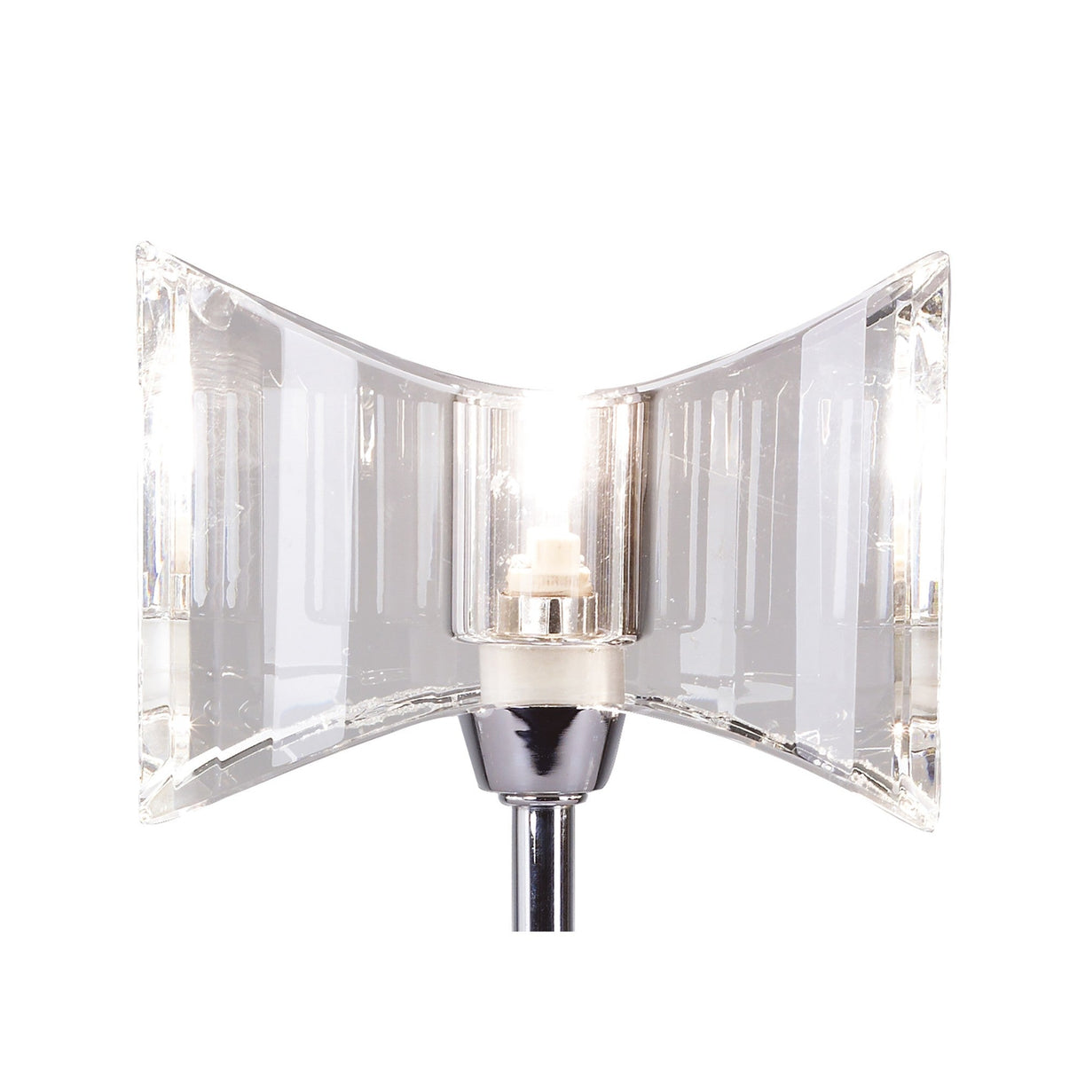 Kromo Straight Frame 1 Light Table Lamp - Polished Chrome