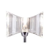 Kromo Straight Frame 1 Light Table Lamp - Polished Chrome