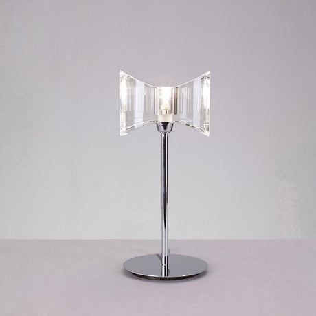 Kromo Straight Frame 1 Light Table Lamp - Polished Chrome