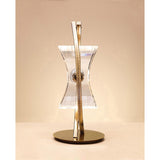Kromo Looped Frame 1 Light Table Lamp - Antique Brass