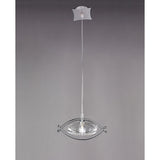Kromo 1 Light Pendant Light - Polished Chrome