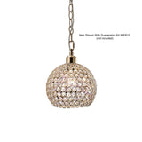 Kudo Ball Crystal Lampshade - French Gold