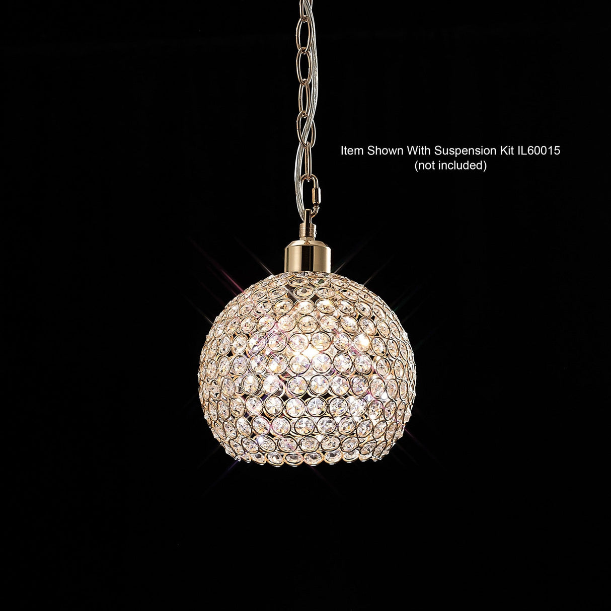 Kudo Ball Crystal Lampshade - French Gold