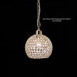 Kudo Ball Crystal Lampshade - French Gold