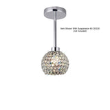 Kudo Ball Crystal Lampshade - Polished Chrome