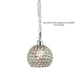 Kudo Ball Crystal Lampshade - Polished Chrome