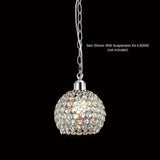 Kudo Ball Crystal Lampshade - Polished Chrome