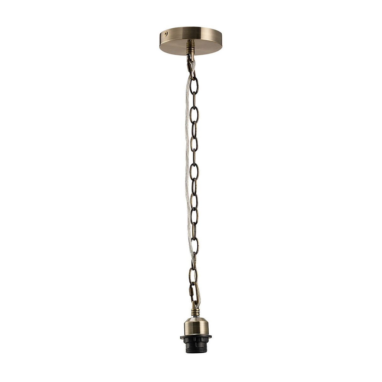 Kudo 12cm 1 Light Pendant Light - Antique Brass