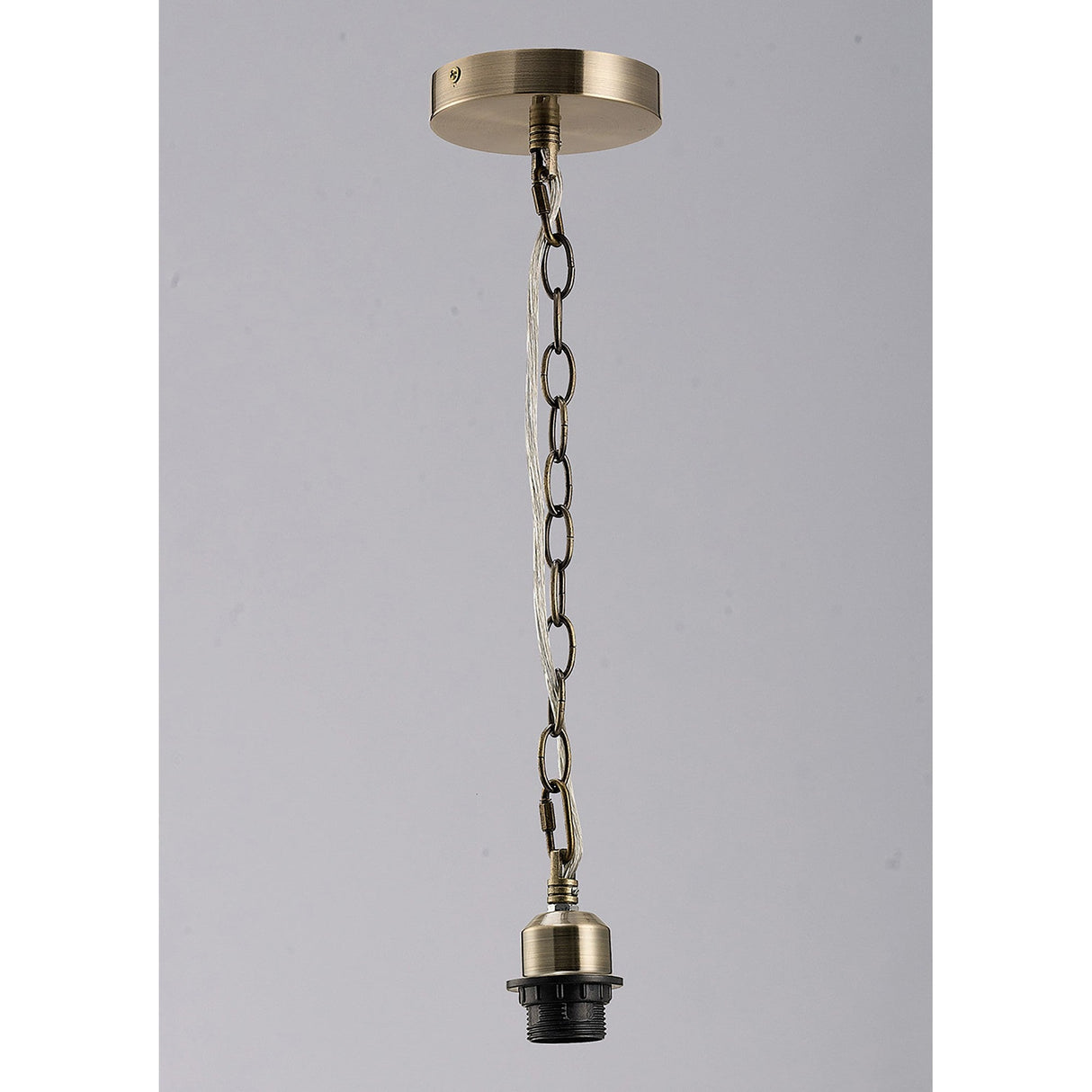 Kudo 12cm 1 Light Pendant Light - Antique Brass