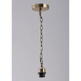 Kudo 12cm 1 Light Pendant Light - Antique Brass