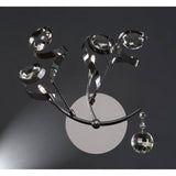 Kurlz 2 Light Crystal Wall Light - Polished Chrome