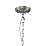 Kyra 48cm 5 Light Crystal Chandelier - Satin Nickel