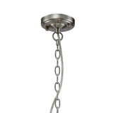 Kyra 58cm 8 Light Crystal Chandelier - Satin Nickel