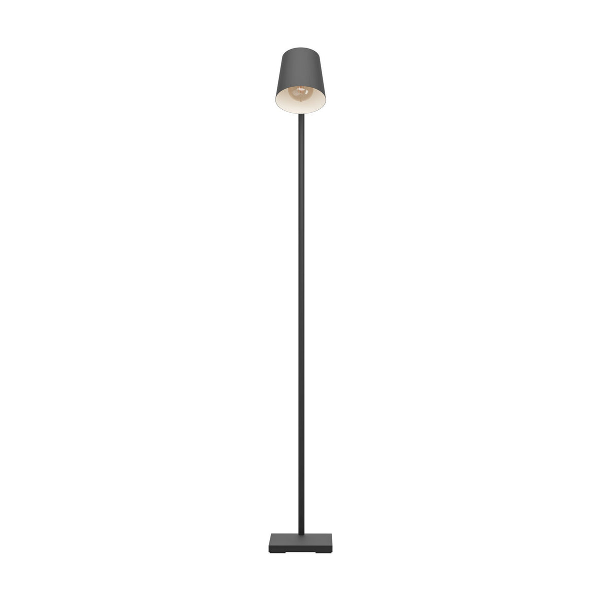 Lacey Floor Lamp - Black & Brown