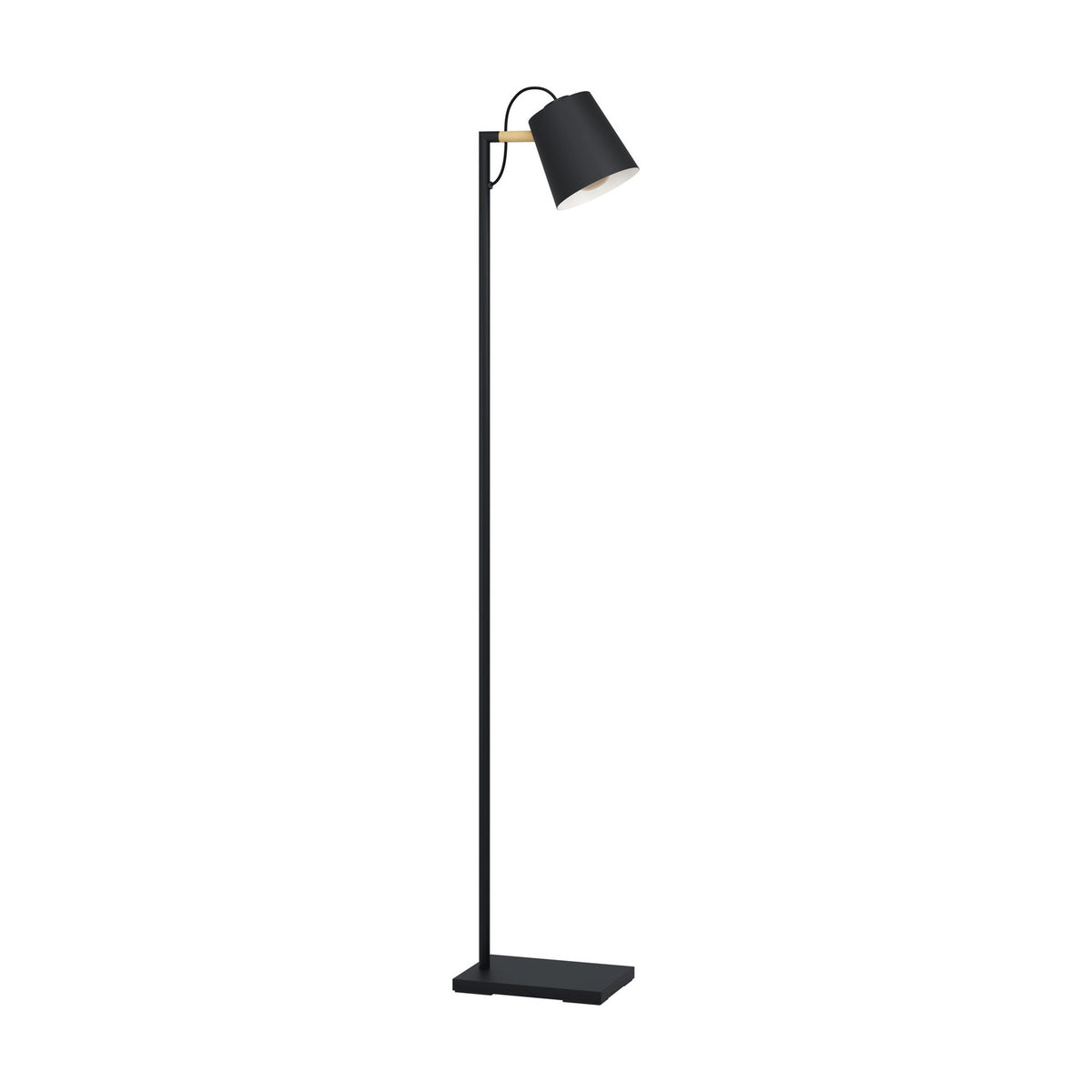Lacey Floor Lamp - Black & Brown