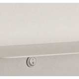 Lanzarote LED Wall Light With Shelf & USB Sockets - White