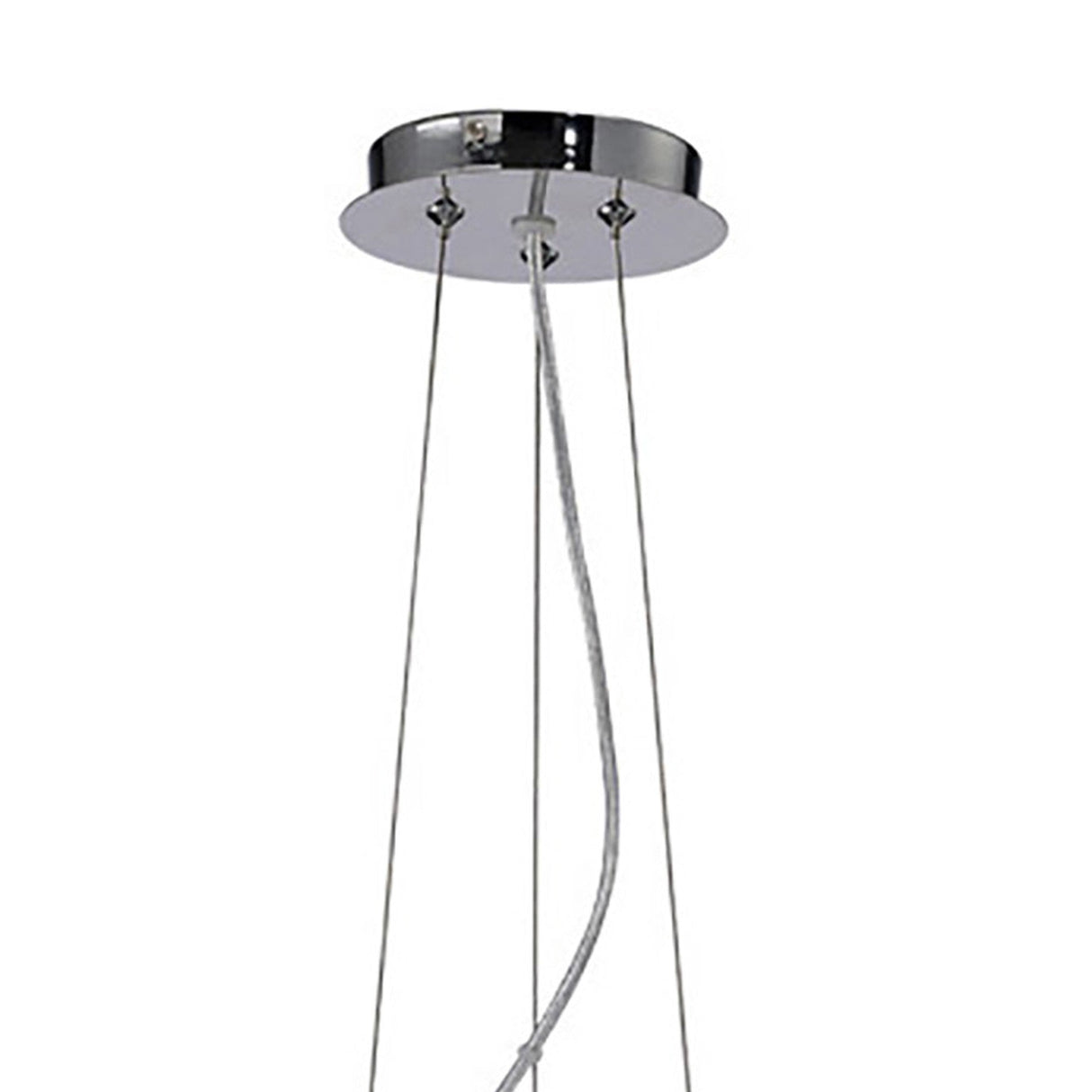 Lanzo 49cm 4 Light Crystal Chandelier - Black Chrome