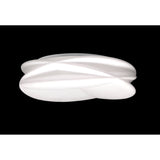 Lascas CCT Dimmable LED Flush Ceiling Light With Remote Control - White