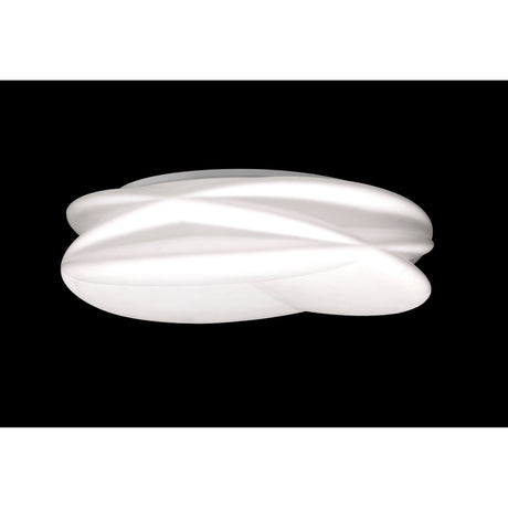 Lascas CCT Dimmable LED Flush Ceiling Light With Remote Control - White
