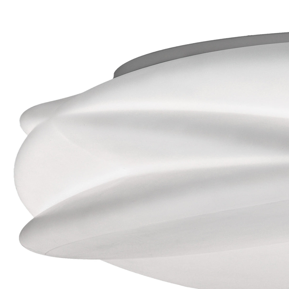 Lascas CCT Dimmable LED Flush Ceiling Light With Remote Control - White