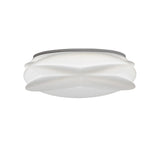 Lascas CCT Dimmable LED Flush Ceiling Light With Remote Control - White