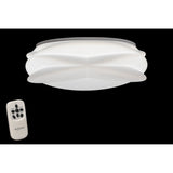 Lascas CCT Dimmable LED Flush Ceiling Light With Remote Control - White