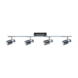 Lasmessa 4 Light Spotlight Bar - Black Nickel