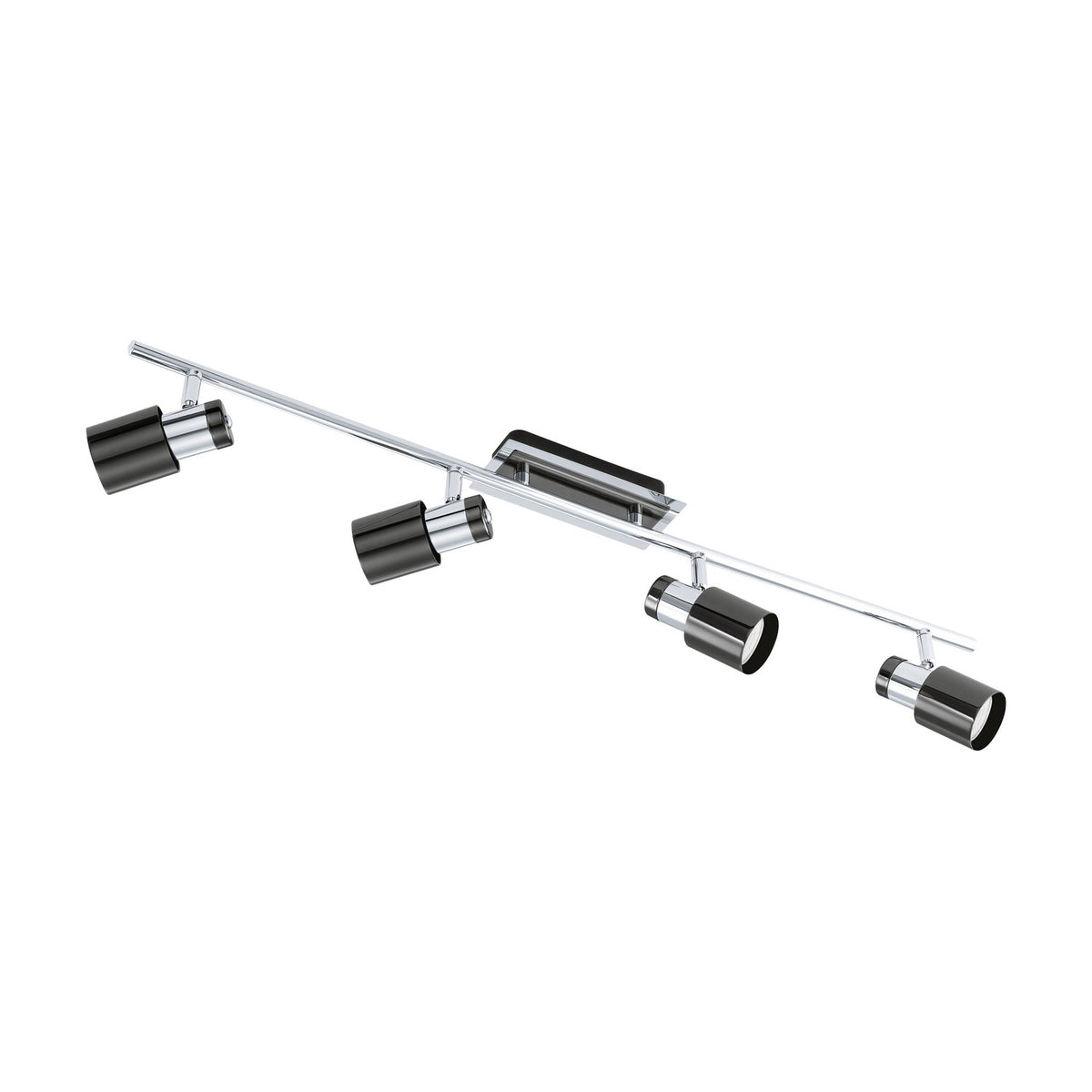 Lasmessa 4 Light Spotlight Bar - Black Nickel
