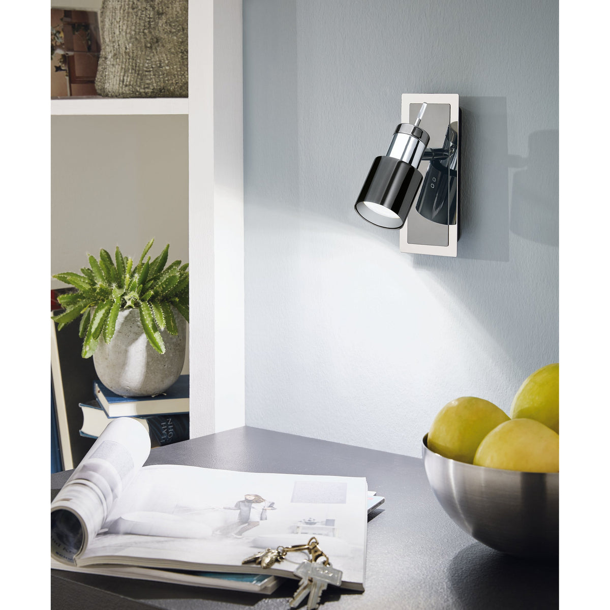 Lasmessa Wall Spotlight - Black Nickel