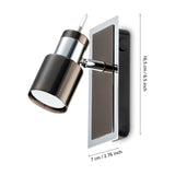 Lasmessa Wall Spotlight - Black Nickel