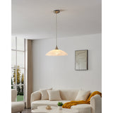Lazolo Glass Pendant Light - Satin Nickel