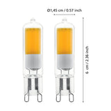 LED Capsule Bulb G9 2W 200lm Warm White Pack of 2