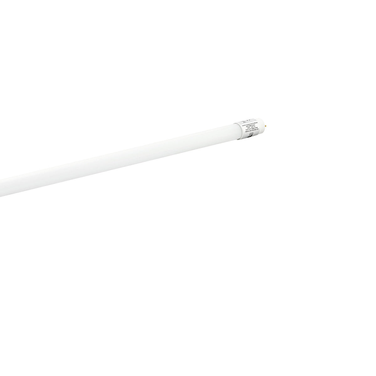 LED Tube G13 T8 23W with motion sensor, straight milky-white tube with pin cap end visible, shown on a plain white background.