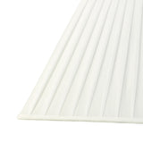 Leela Square Pleated Lampshade - White, 20/40cm x 27.5cm