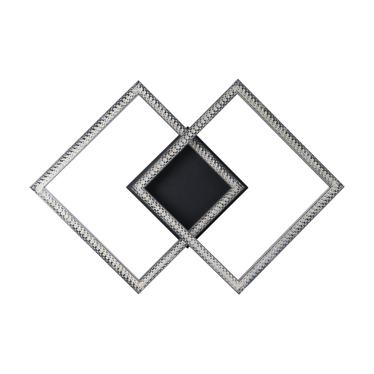 Lejias LED Flush Ceiling Light - Black