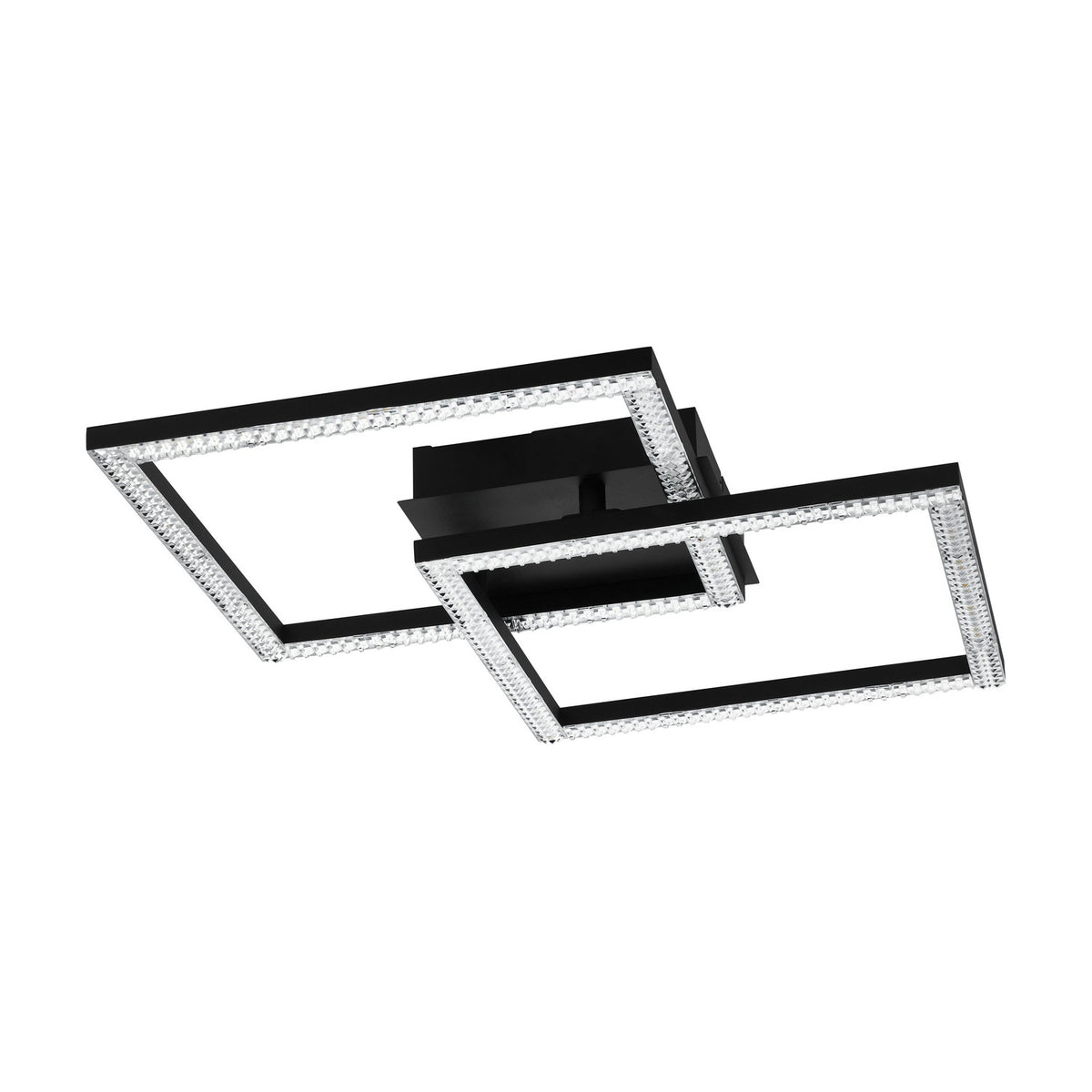 Lejias LED Flush Ceiling Light - Black