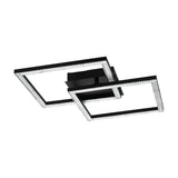 Lejias LED Flush Ceiling Light - Black
